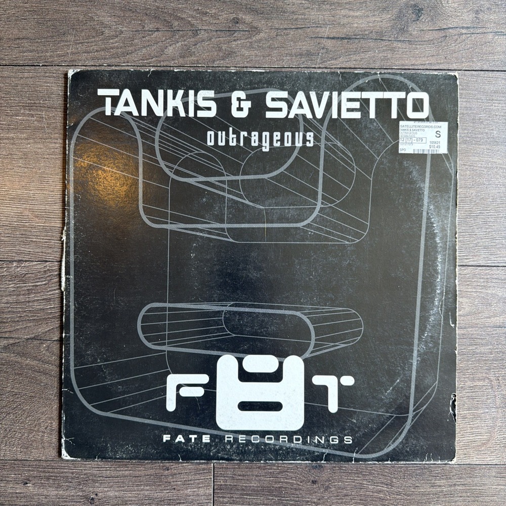 Tankis & Savietto Outrageous F8T 12" Vinyl Hard House Trance